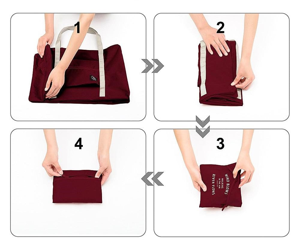 TravelMate Compact Foldable Travel Bag – Practical and Spacious