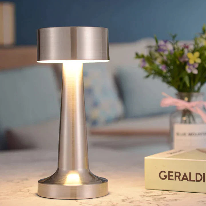 AuraLux Table Lamp – Modern, Minimalist, and Dimmable