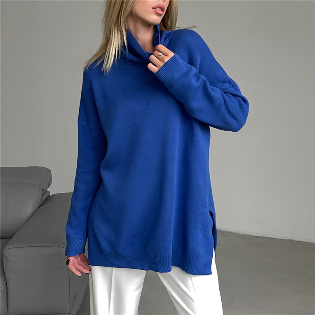 Luna - Elegant Side Split Sweater