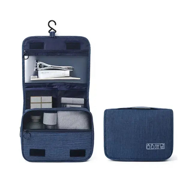 CompactCare Toiletry Bag – Foldable, Water-Resistant, and Practical for Travel