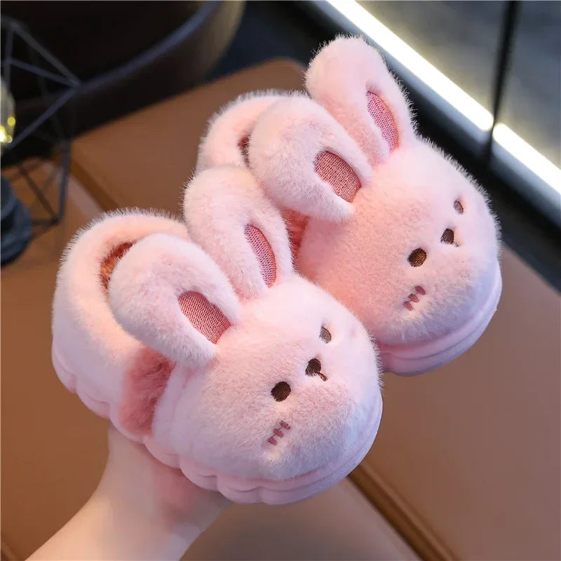 Toby Animal Slippers for Kids - Soft and Warm Slippers for Winter
