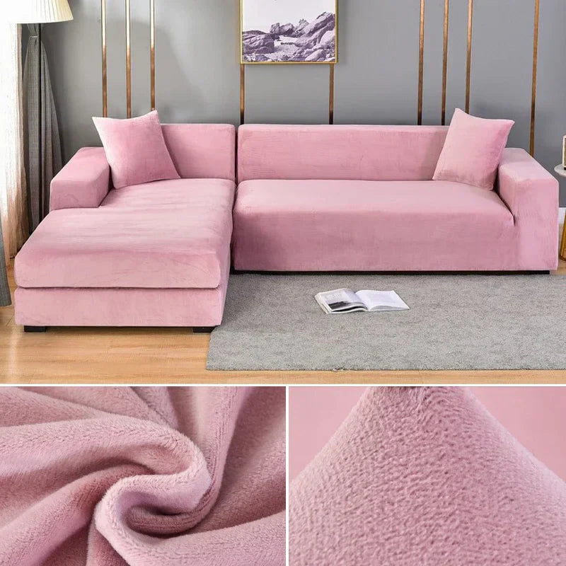 Velura Sofa Cover – Luxe Velvet for Style and Protection