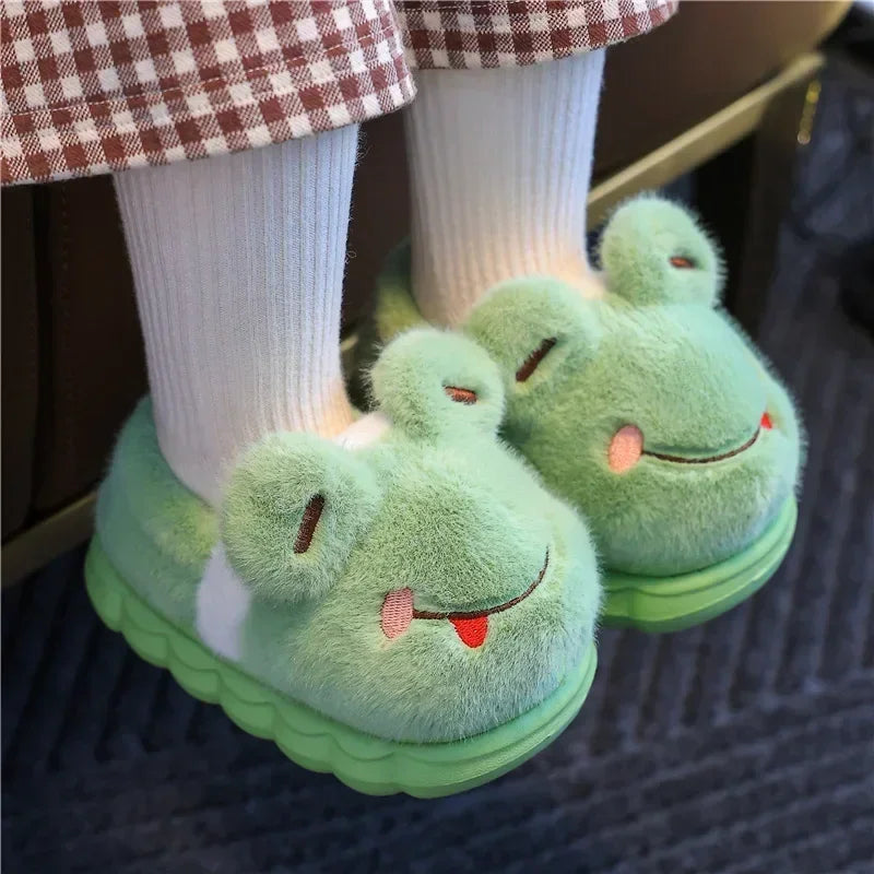Toby Animal Slippers for Kids - Soft and Warm Slippers for Winter