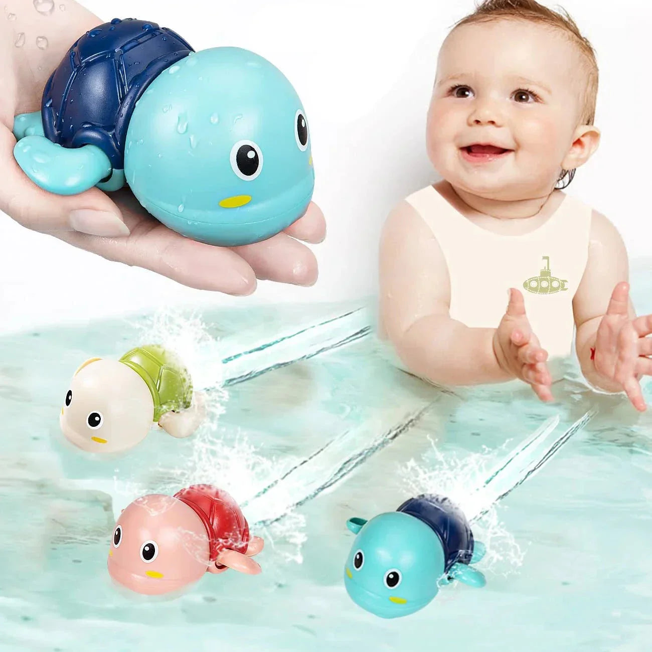 Swim Buddy Turtle - Perfect Playmate for the Bath