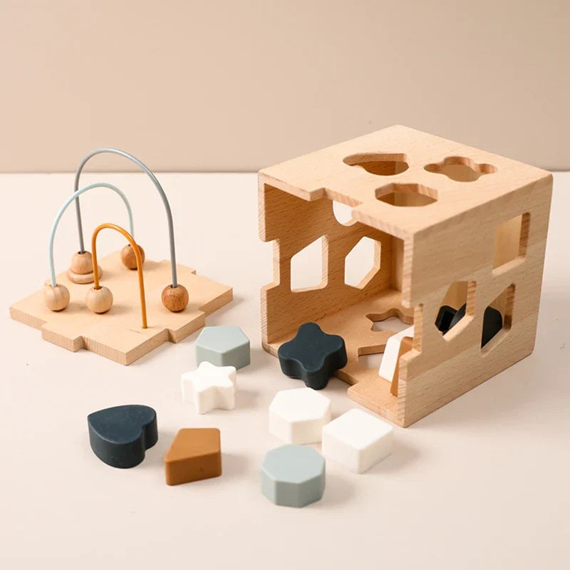 Educational Wooden Play Box – For Learning and Fun