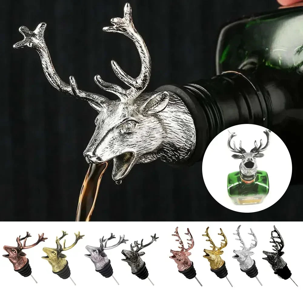 Deer Head Wine Pourer - Elegant and Functional