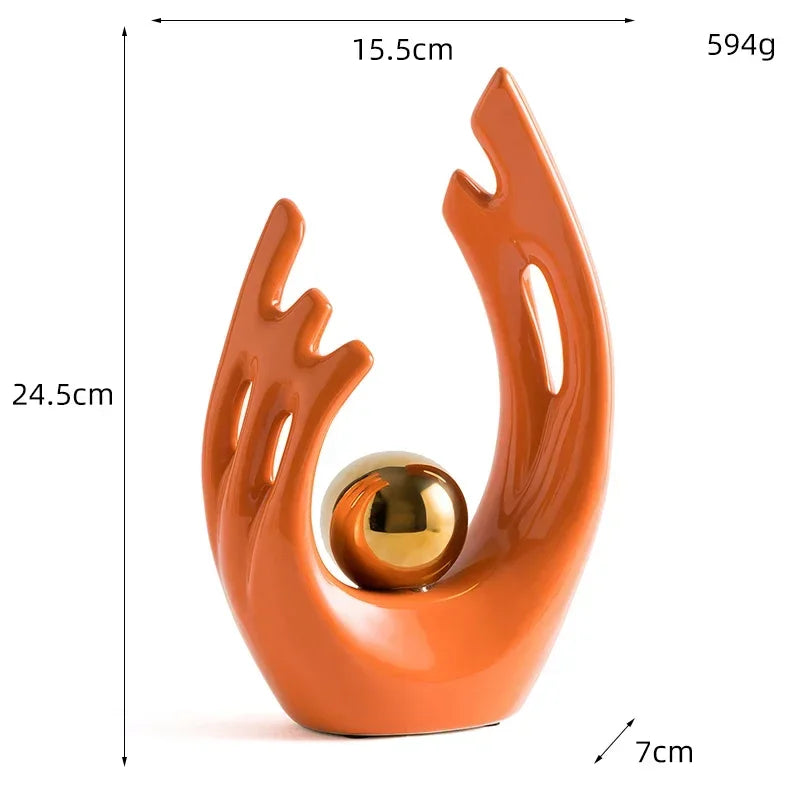 ZenAura Sculpture Set – Modern and Elegant