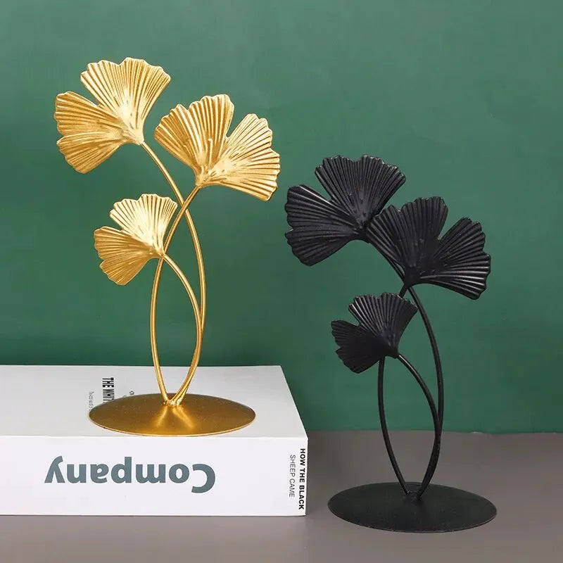 Metal Leaf Ornaments - Elegant and Modern