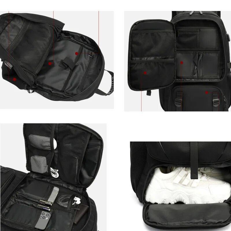 TechTrek Pro Explorer Backpack – Spacious and Smartly Connected