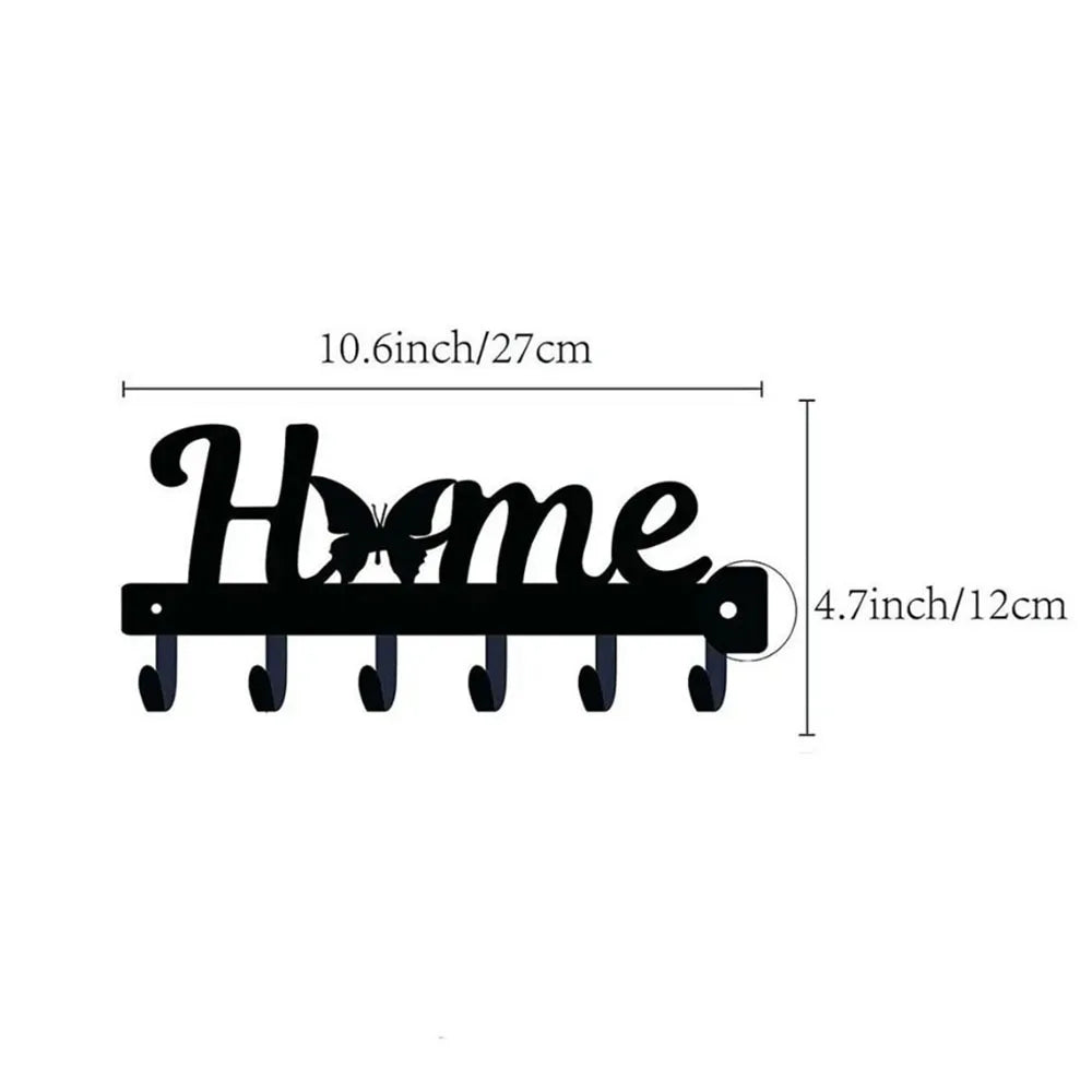 Elegant Wall-Mounted Key Holder - A Stylish Solution for Keys and Accessories
