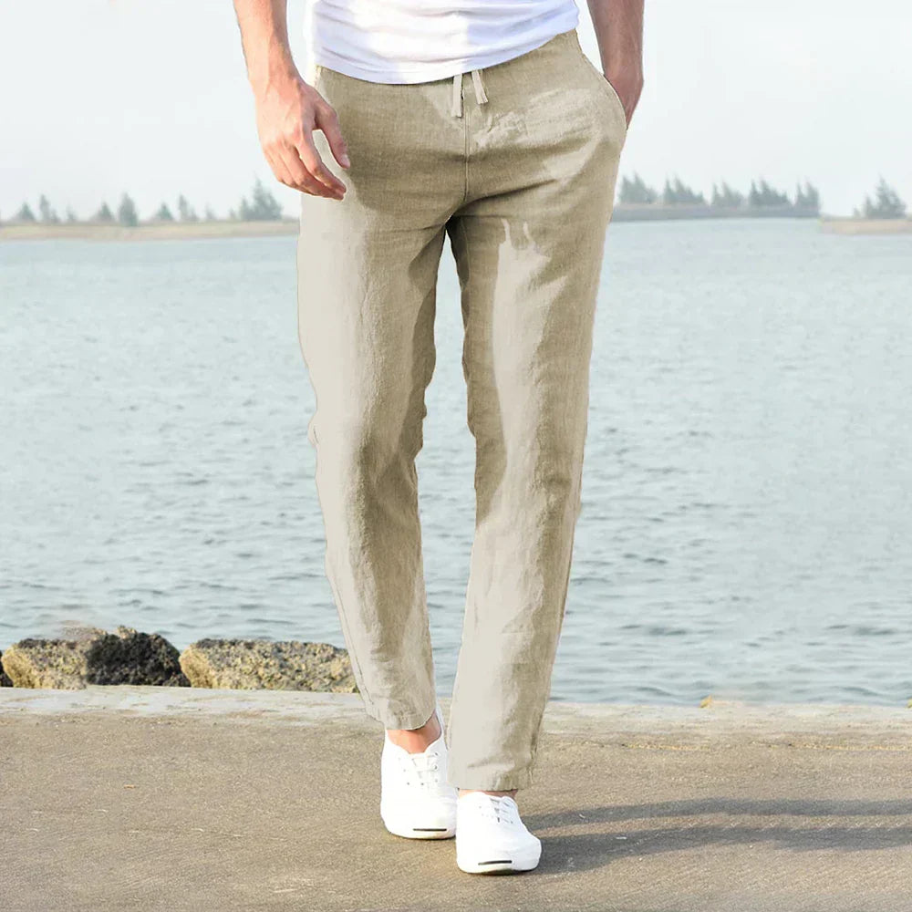 Summer Comfort Linen Pants for Men – Stylish and Breathable