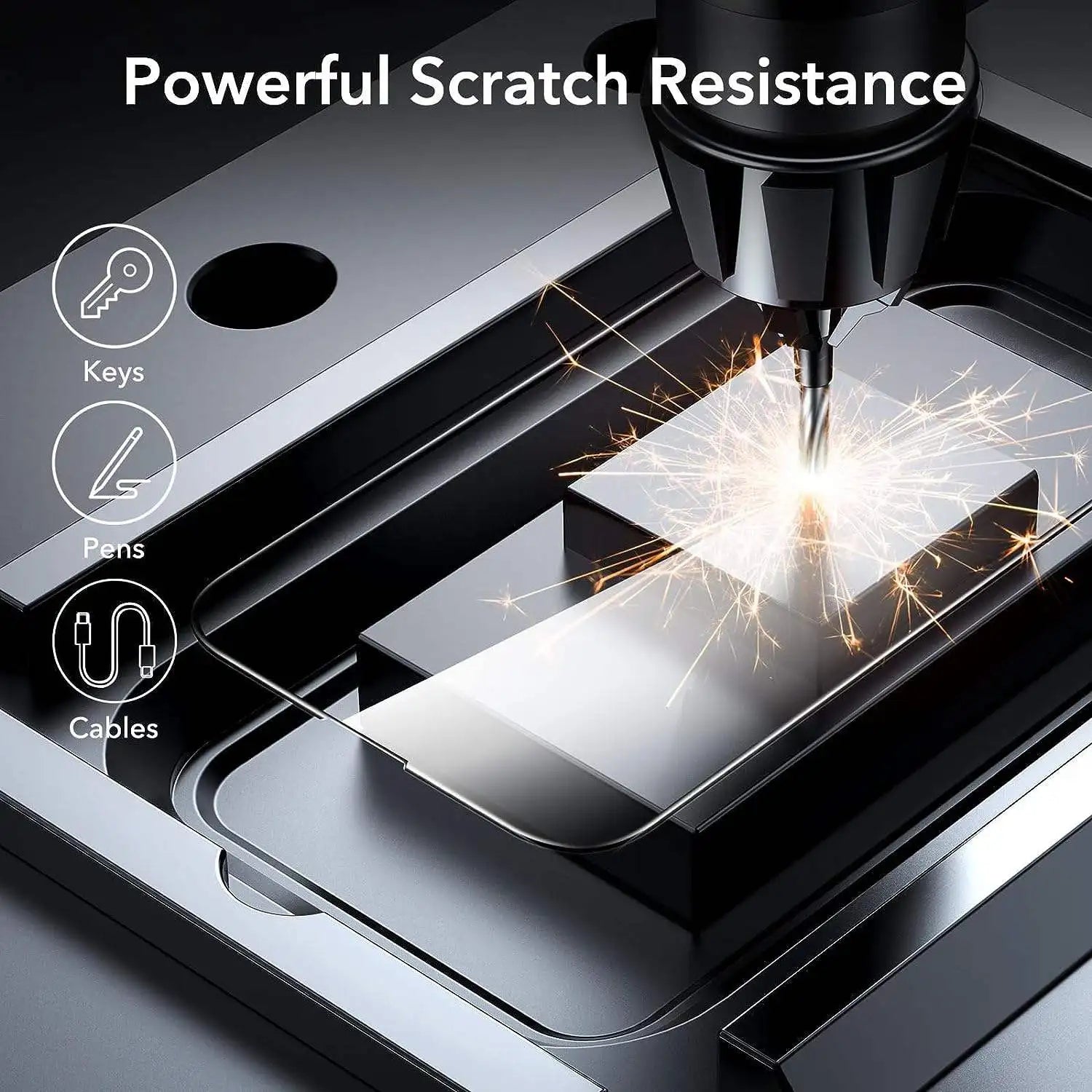 iPhone Tempered Glass Screen Protector – Full Protection
