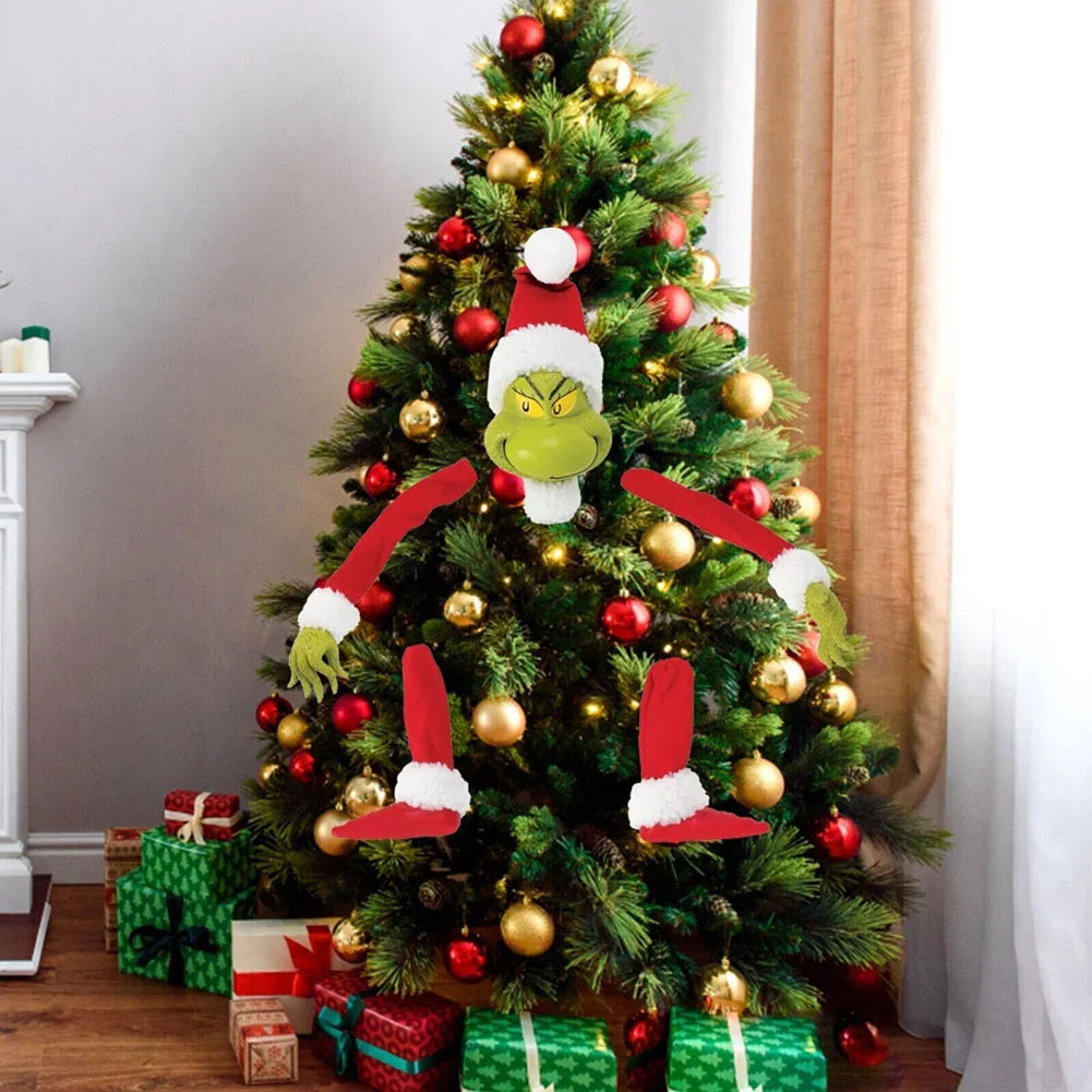 Grinch Christmas Decoration Doll - For Creative Holiday Joy