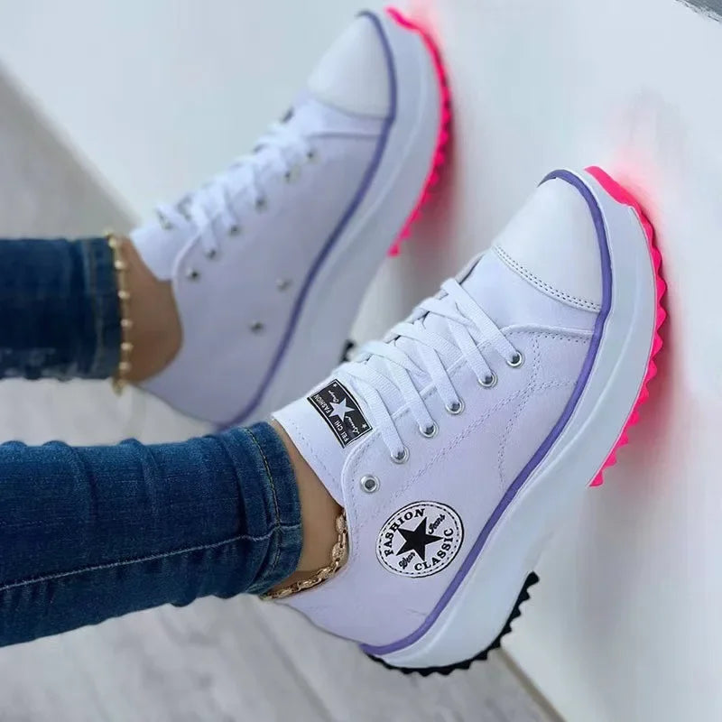 High Top Canvas Trainers for Women – Trendy and Comfortable