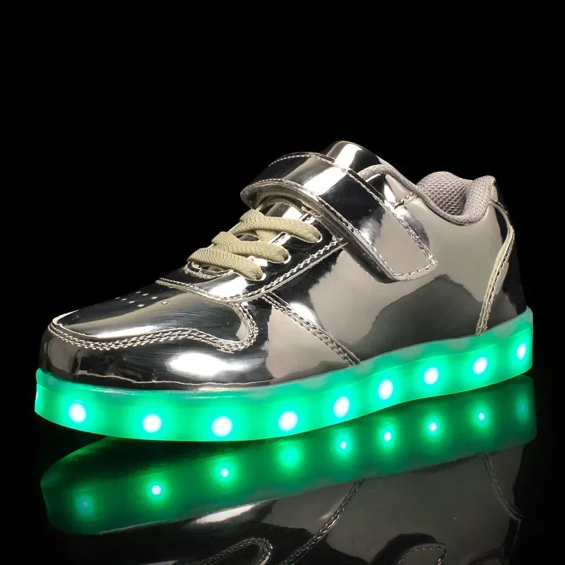 Shining Steps - LED Light-Up Shoes for Kids
