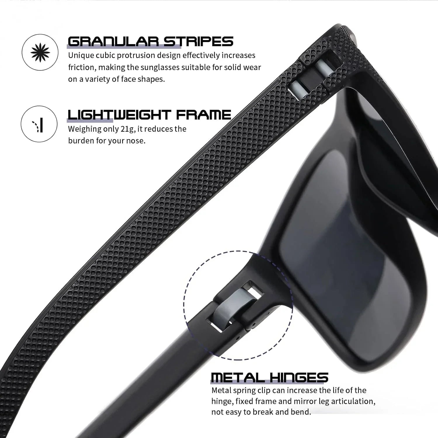AquaShield Polarized Sunglasses 3-Pack – Protected and Stylish