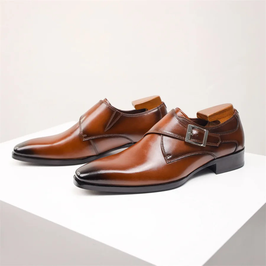 Torino Monk Strap Men's Shoes – Modern and Refined Design