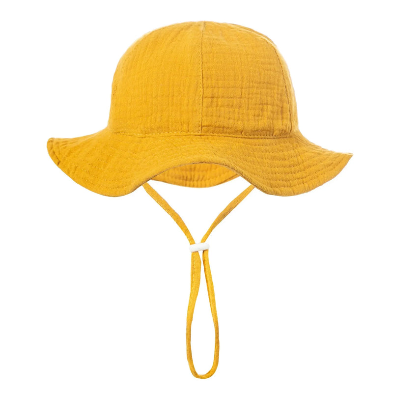Soft Baby Sun Hat with Wide Brim - Breathable and Comfortable for Summer