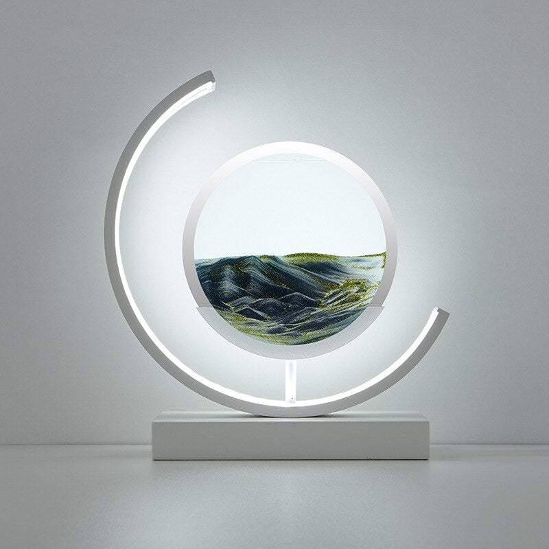 SandLight 3D Sand Table Lamp – Relaxing Design with Moving Sand
