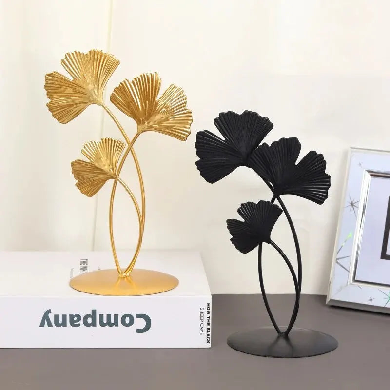 Metal Leaf Ornaments - Elegant and Modern