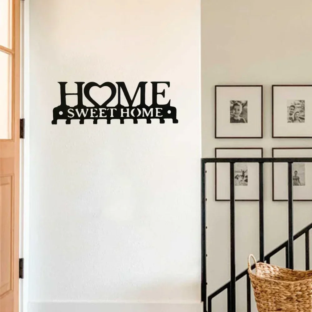 Elegant Wall-Mounted Key Holder - A Stylish Solution for Keys and Accessories