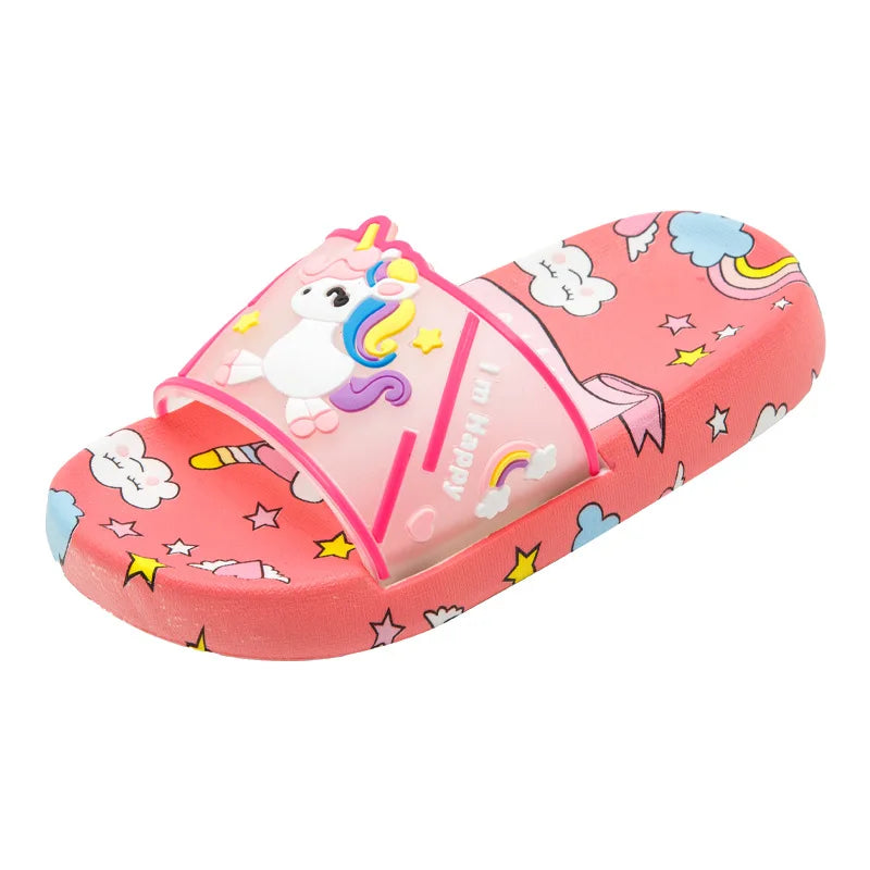 Cute Unicorn Slippers for Kids – Ideal for Indoor and Bathroom Use