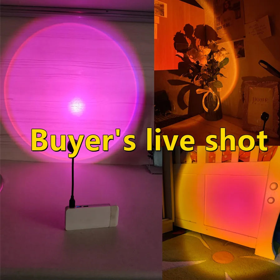 Colorful LED Night Light - Ambient Lighting for Home