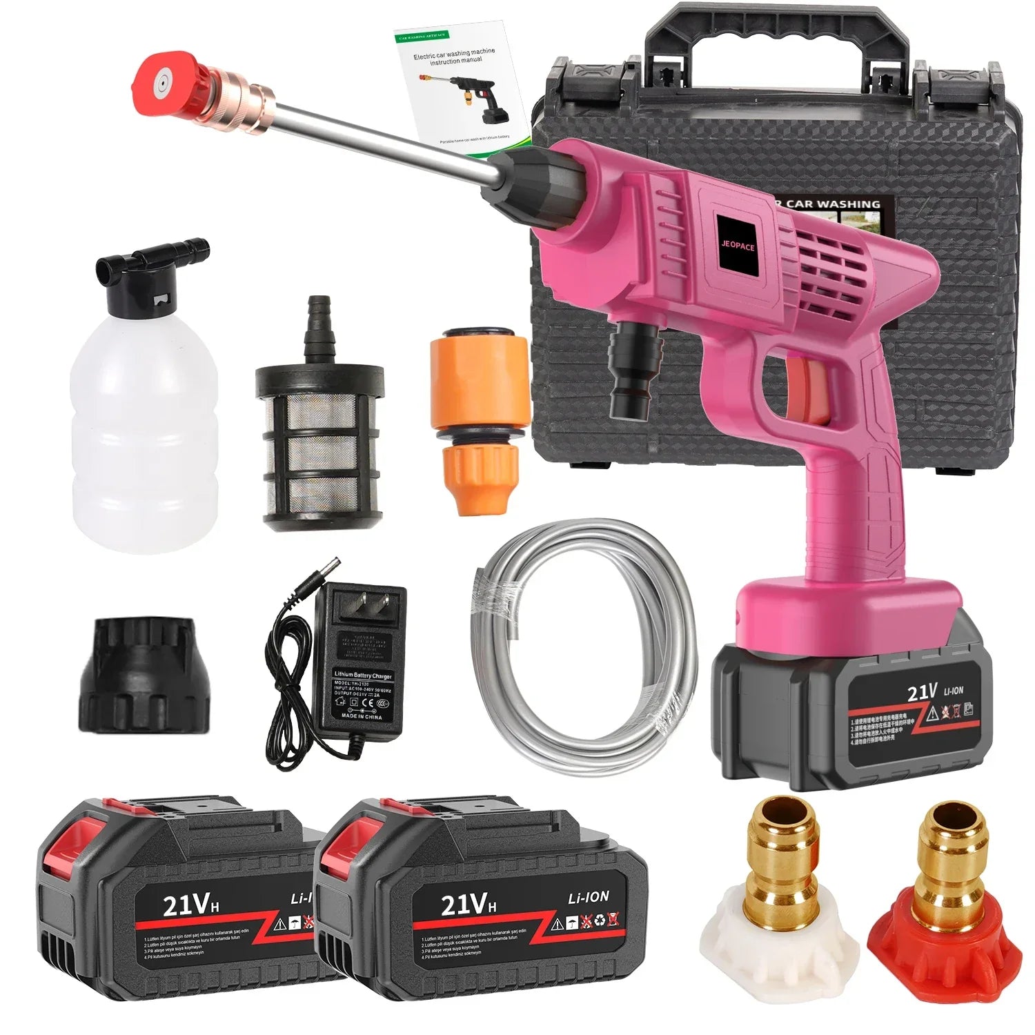 PowerWash Wireless Car Wash Gun – Powerful and Handy