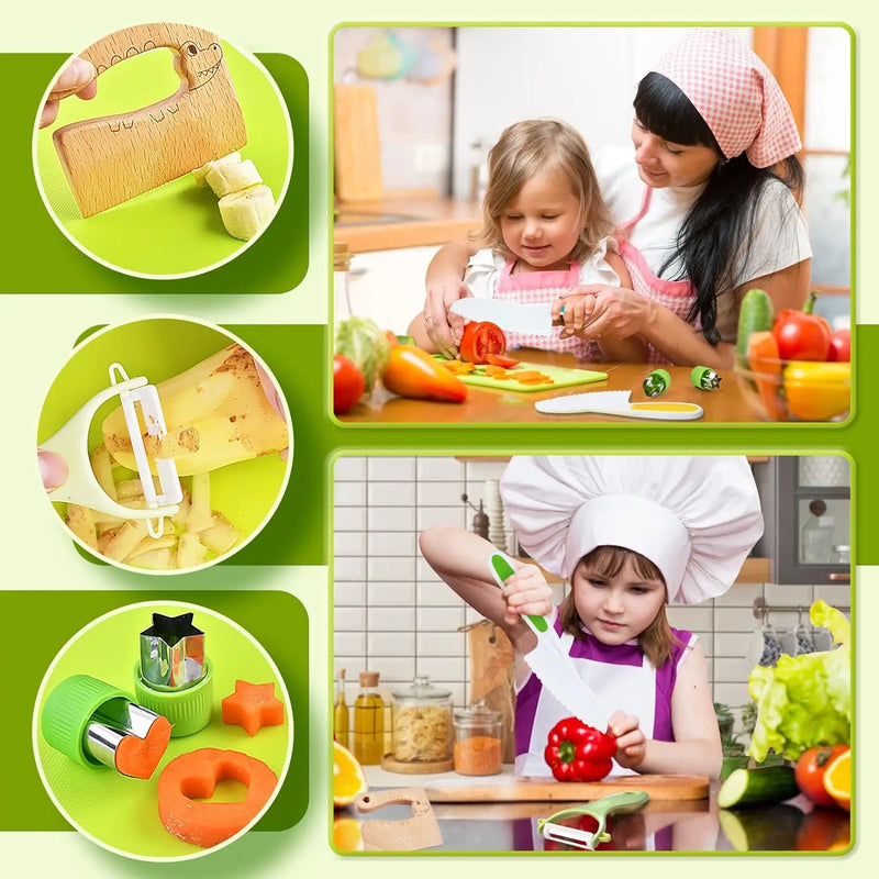 Joyful Kids Kitchen Set - Creative Cooking for Young Chefs