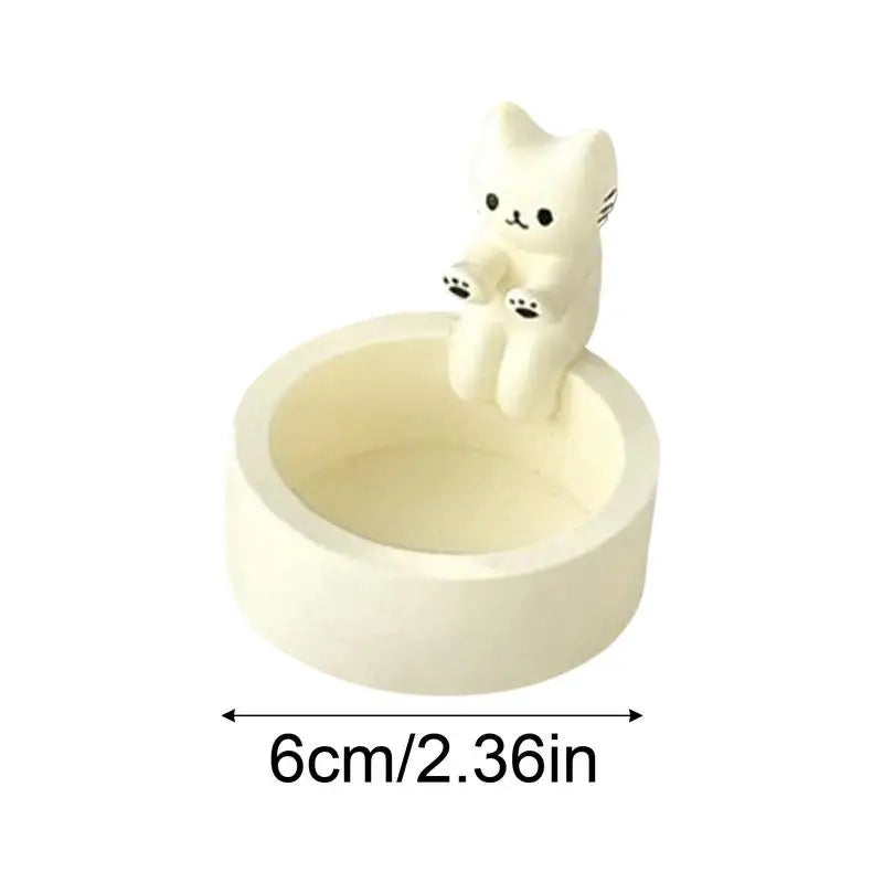 Cat Candle Holder - Charming Holder with Cute Cat for Cozy Moments