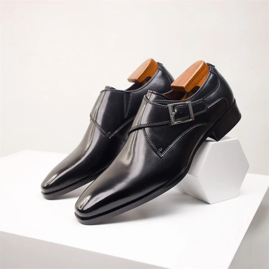 Torino Monk Strap Men's Shoes – Modern and Refined Design
