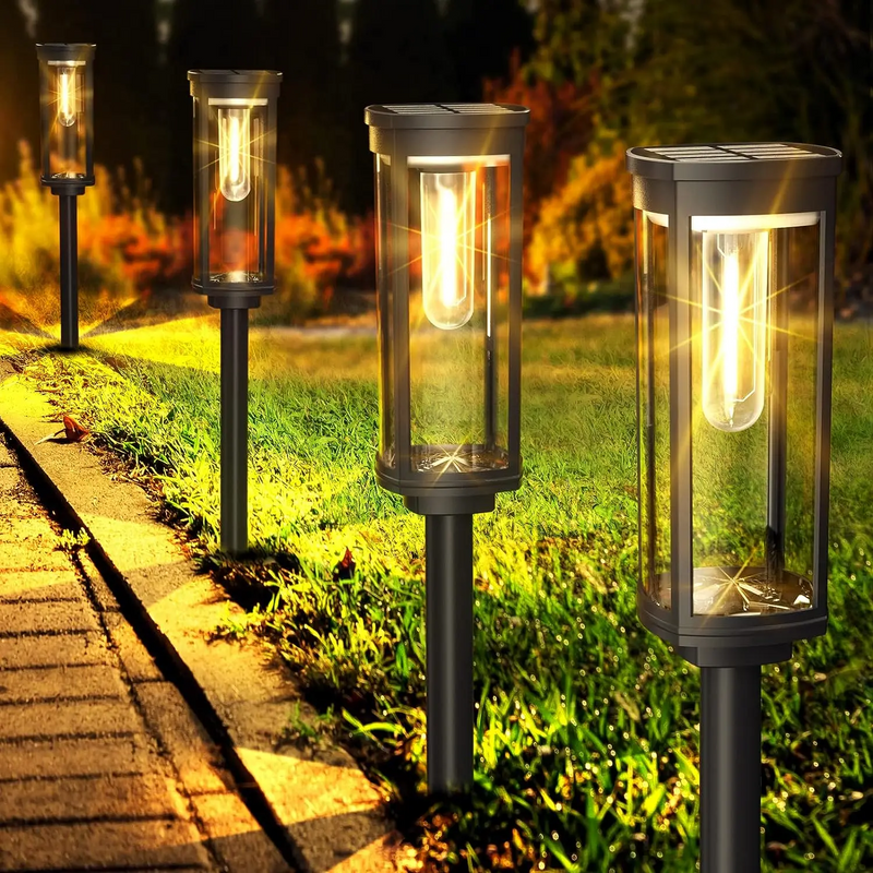 EcoGlow Solar Lantern – Weather-Resistant Outdoor Lighting with Warm LED Light