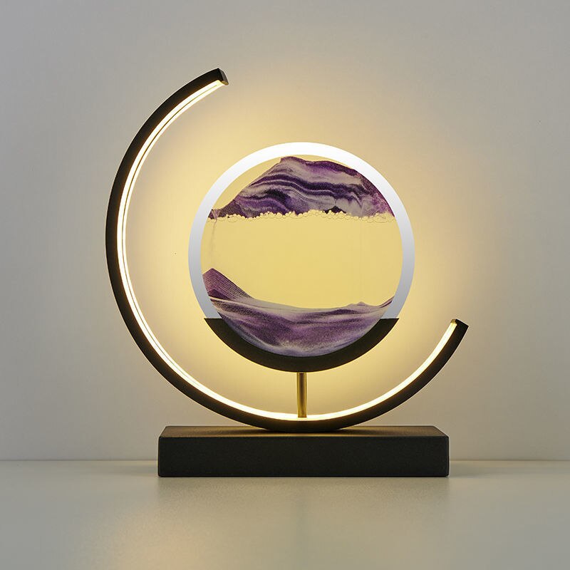 SandLight 3D Sand Table Lamp – Relaxing Design with Moving Sand