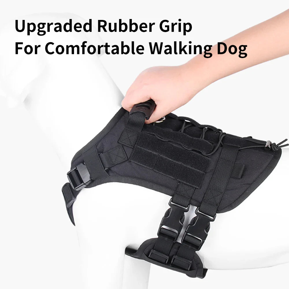 Tactical Dog Harness - Sturdy and Adjustable for Active Dogs