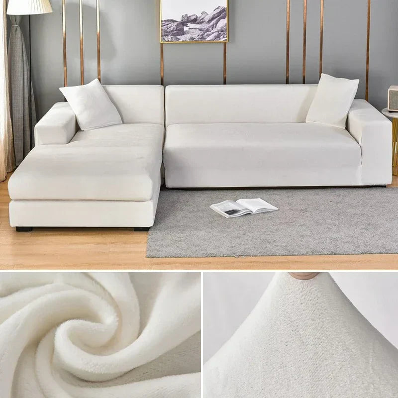 Velura Sofa Cover – Luxe Velvet for Style and Protection