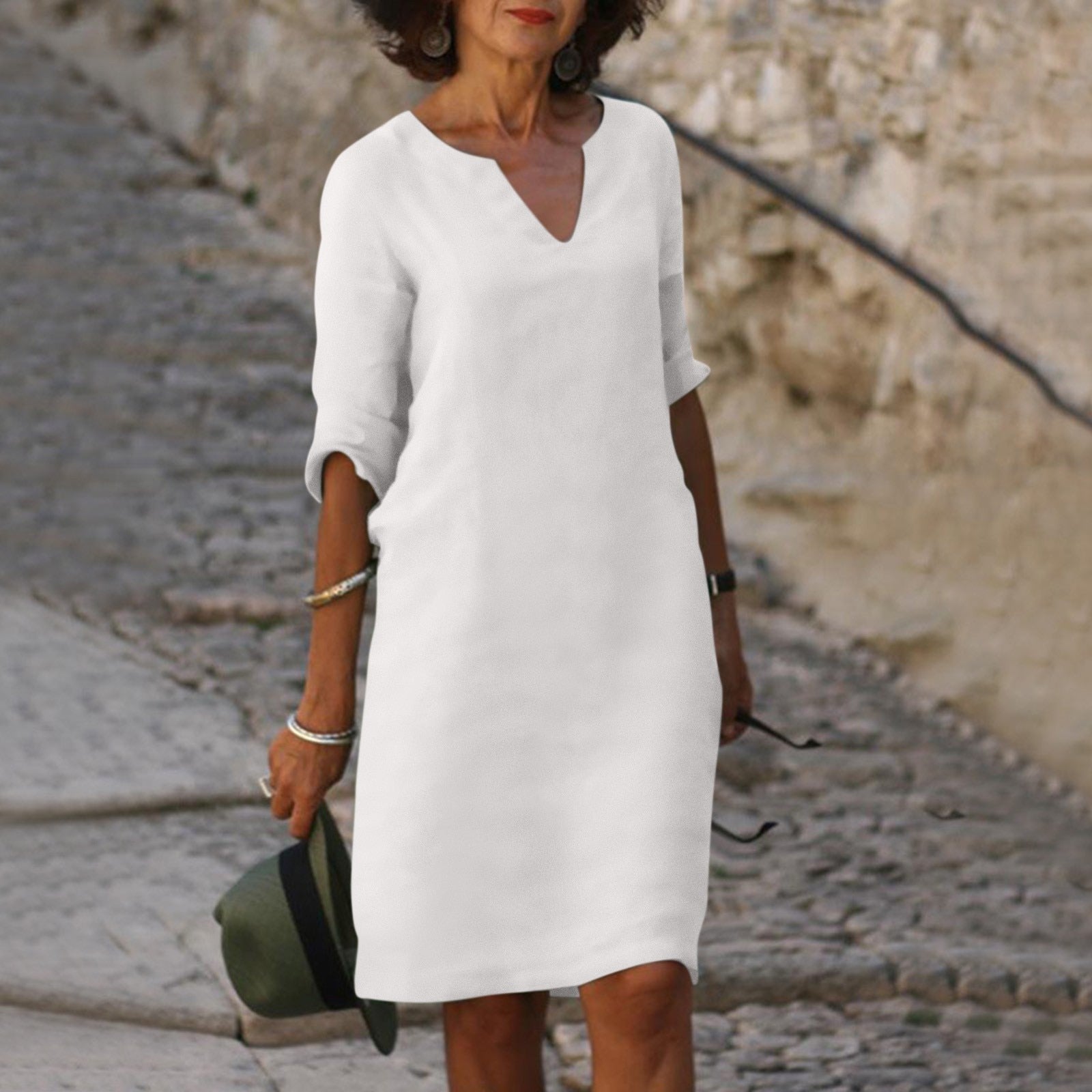 Comfortable Linen Summer Dress for Women – Elegant and Fresh