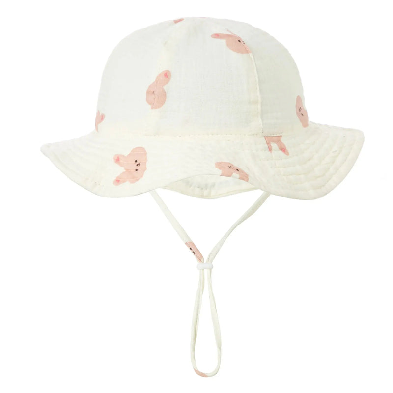 Soft Baby Sun Hat with Wide Brim - Breathable and Comfortable for Summer