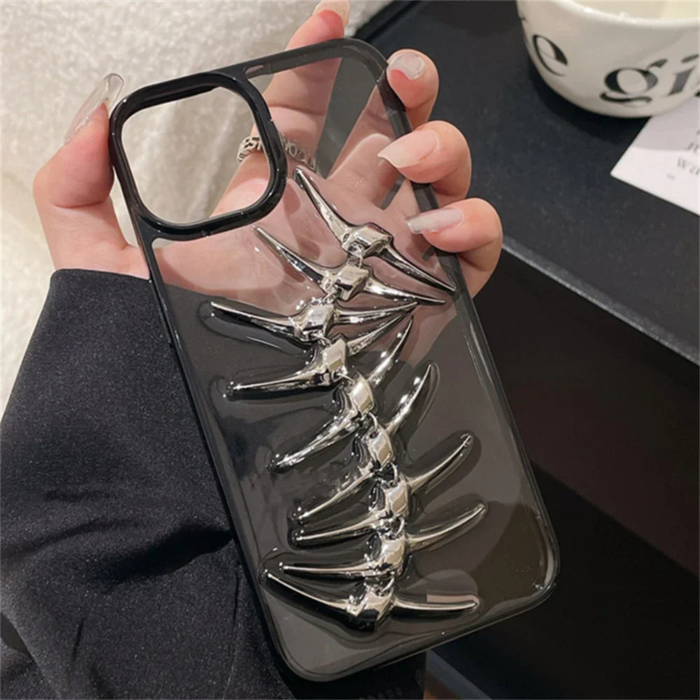 3D Herringbone Design Phone Case – Tough and Protective
