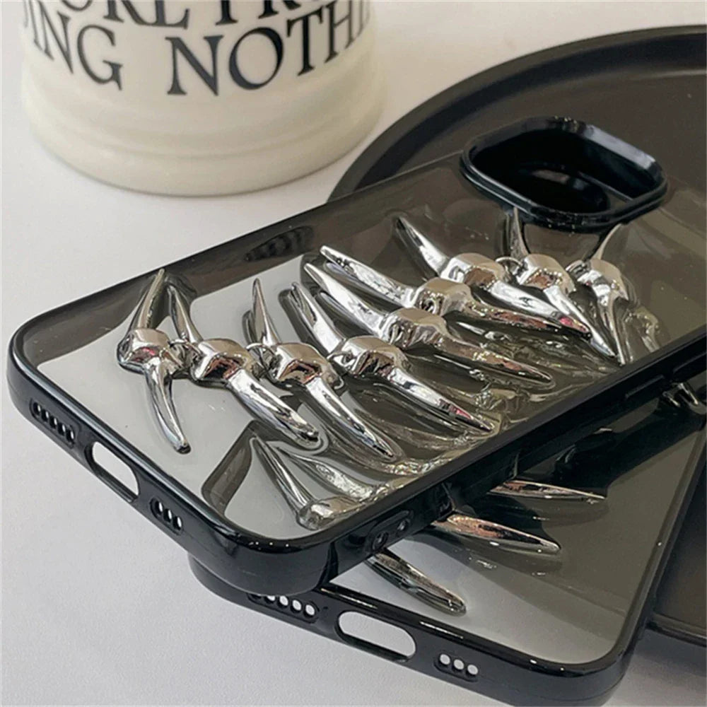 3D Herringbone Design Phone Case – Tough and Protective