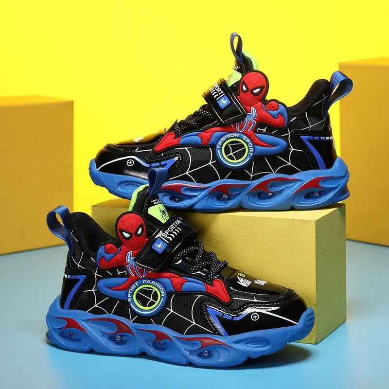 Light-Up Superhero Sneakers for Kids – Stylish and Functional