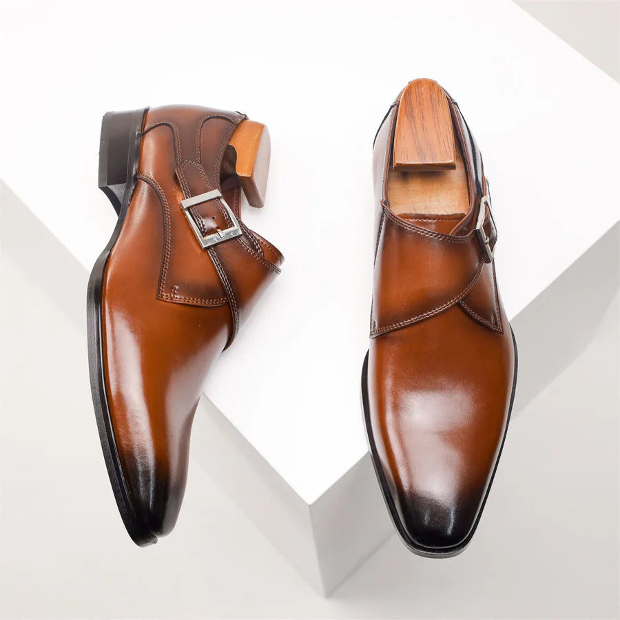 Torino Monk Strap Men's Shoes – Modern and Refined Design