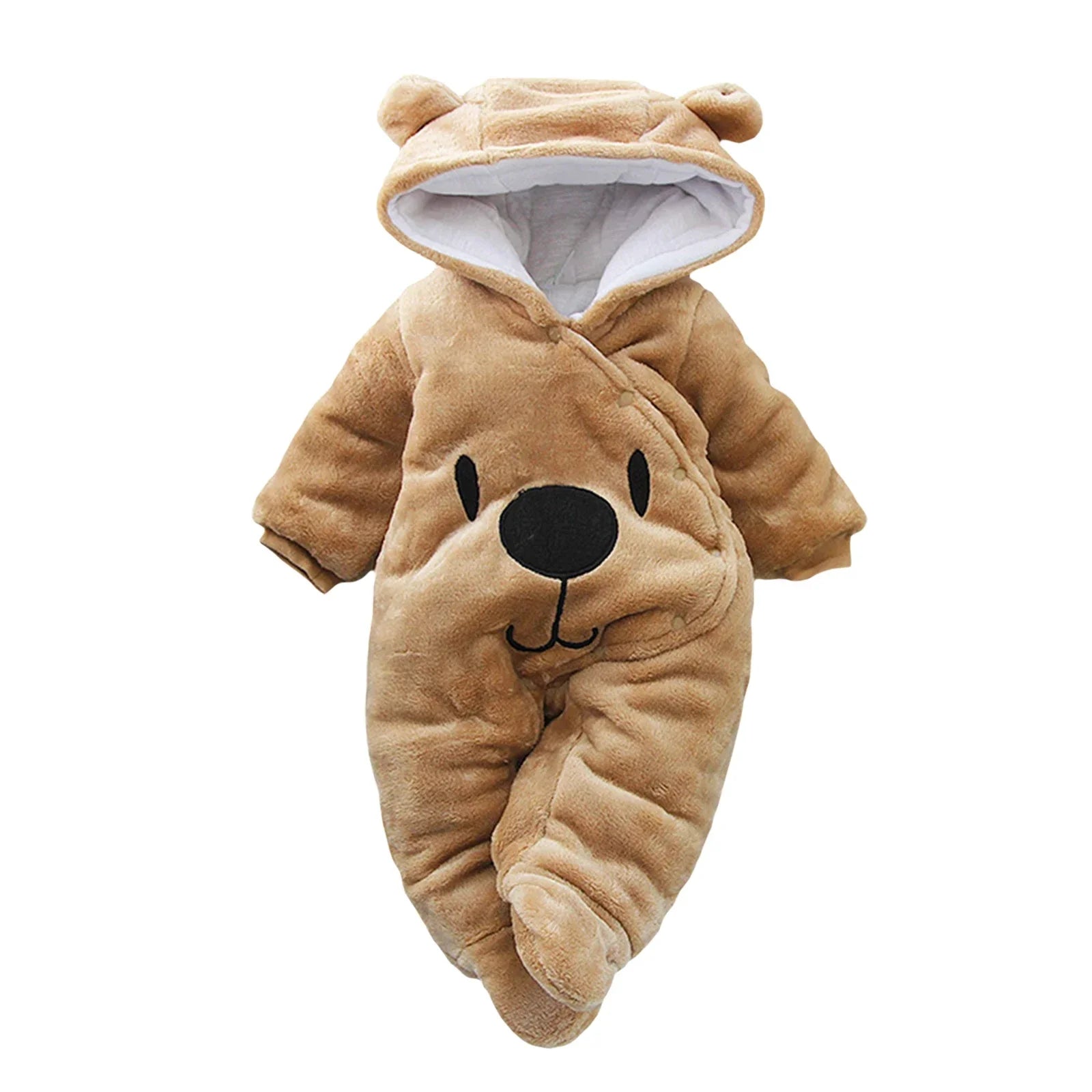 Bear Hug Jumpsuit - Warm and Cute Baby Outfit