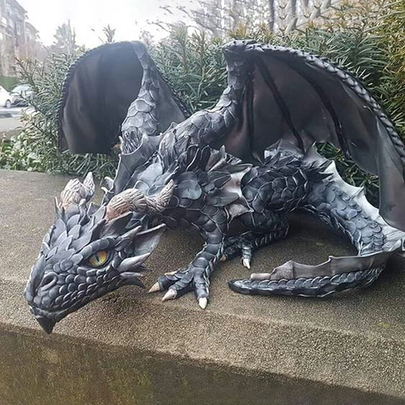 Legendary Sitting Dragon – Magical Decoration for Home and Garden