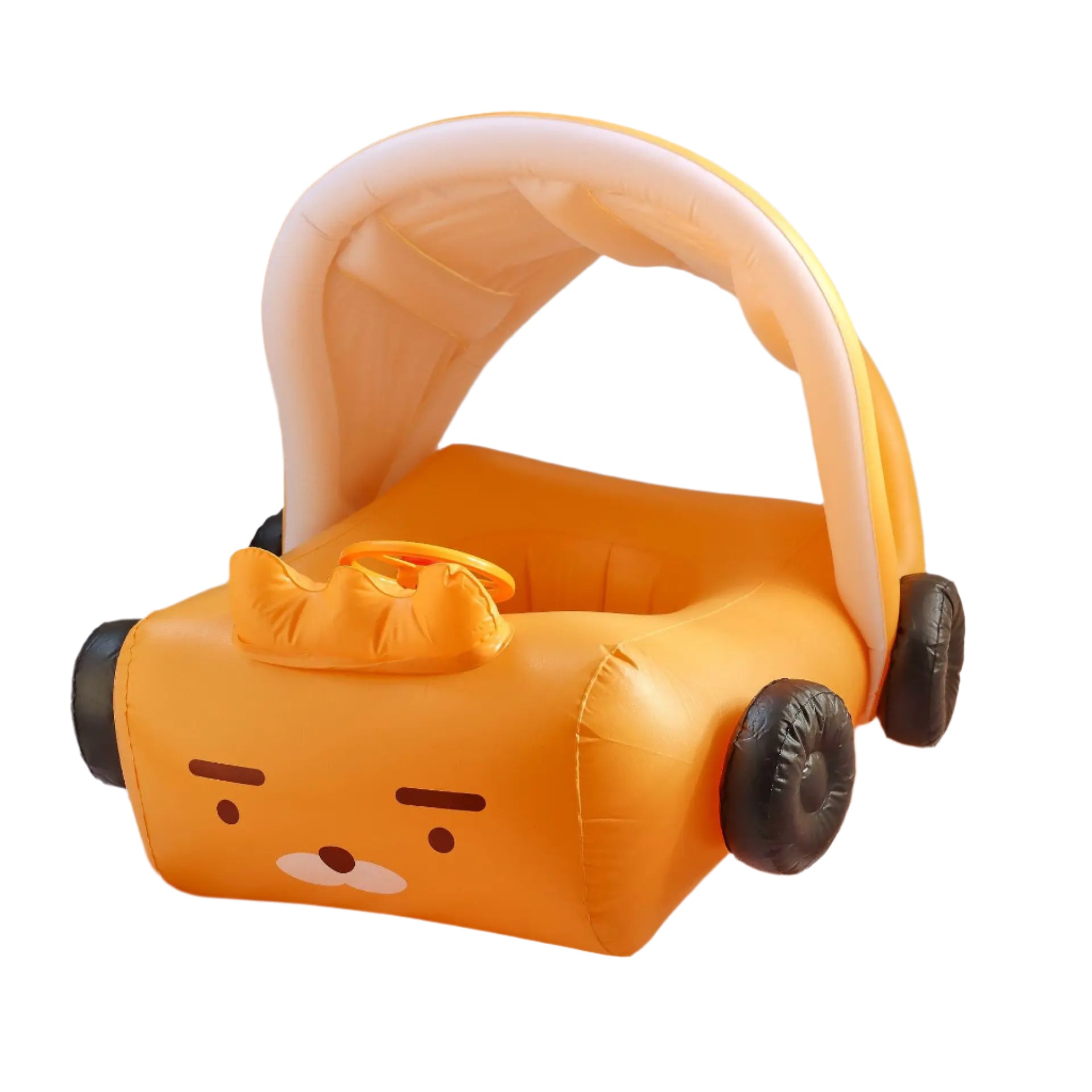 Inflatable Baby Pool Chair with Sunshade and Steering Wheel – Perfect for Summer and Beach Fun