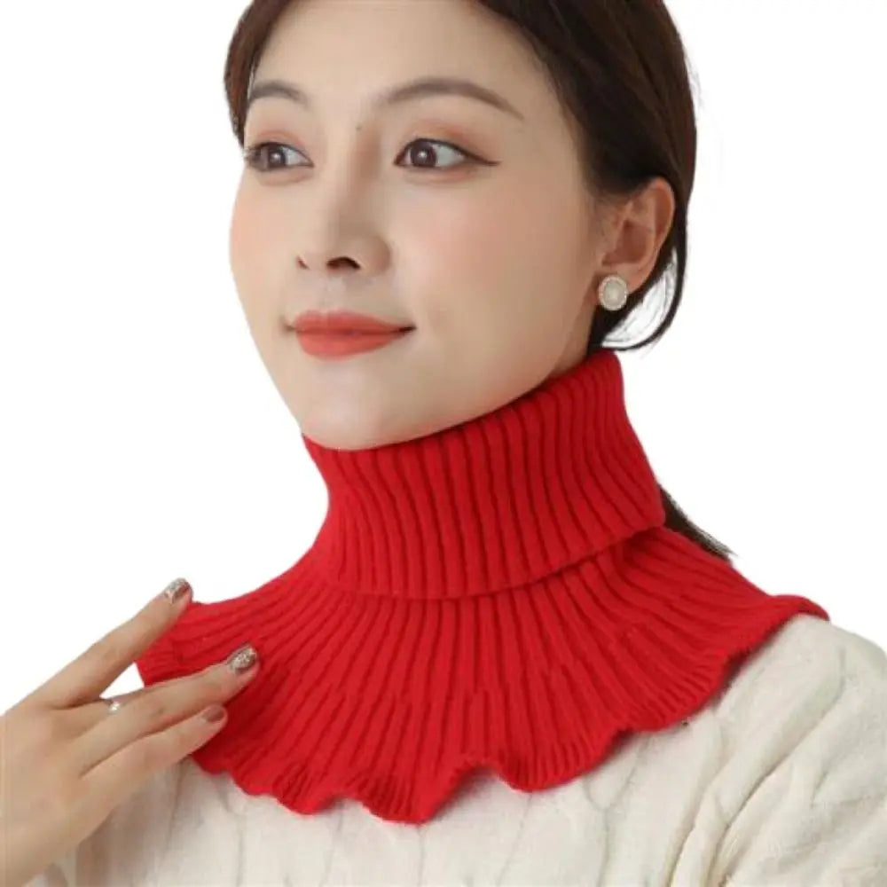 Windproof Knitted Neck Warmer – For Warmth and Protection in Winter
