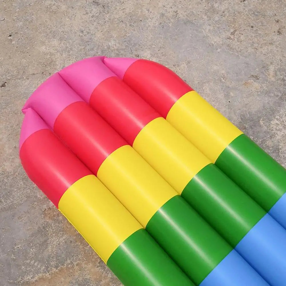 Inflatable Pool Float in Ice Cream Shape – Cheerful Rainbow Lounge for the Pool