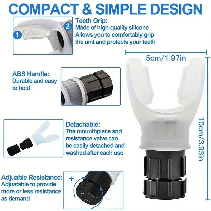 BreatheFit Breathing Trainer – Enhance Your Lung Capacity and Endurance
