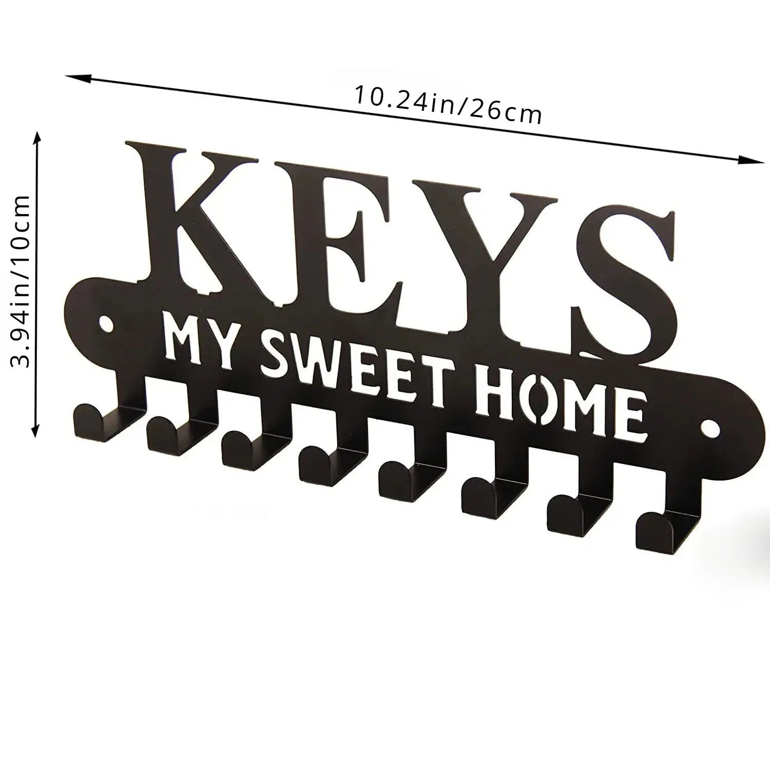 Elegant Wall-Mounted Key Holder - A Stylish Solution for Keys and Accessories