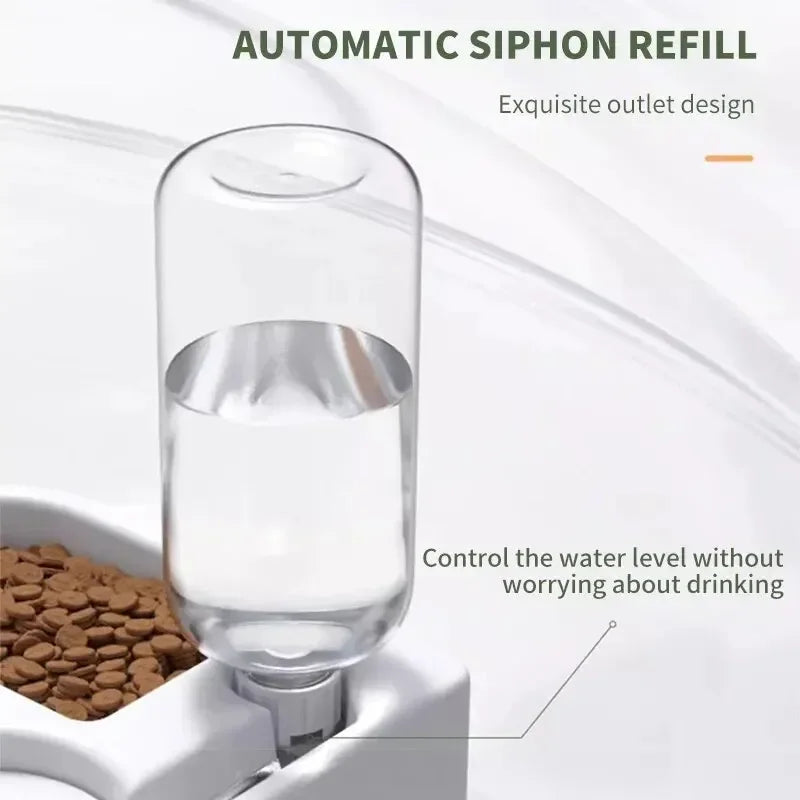 PetFeed Duo Bowl - For Easy Feeding and Drinking