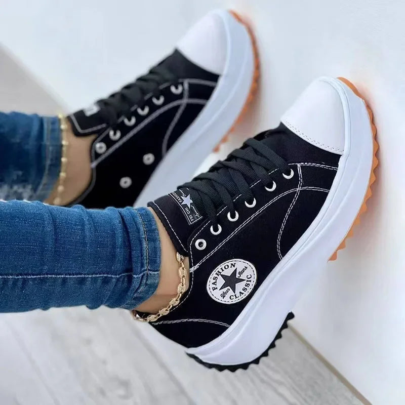 High Top Canvas Trainers for Women – Trendy and Comfortable